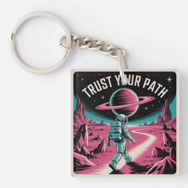 Trust Your Path Key Ring (Front)