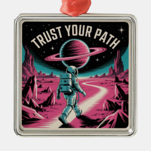 Trust Your Path Metal Tree Decoration