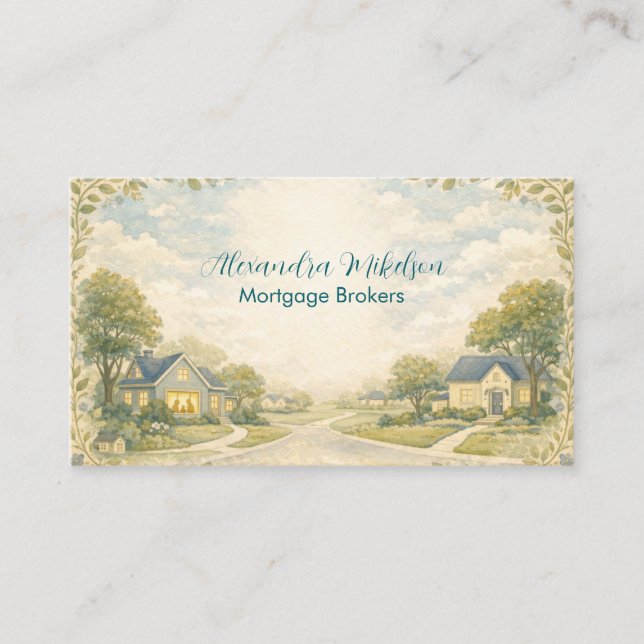 Trusted Insurance Advisor Professional Business  M Card (Front)