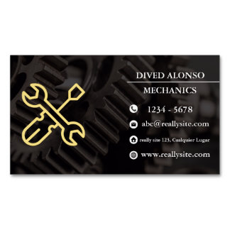 Trusted Mechanical Services for All Vehicles Magnetic Business Card