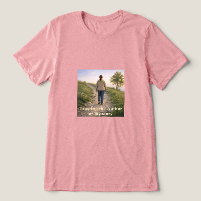 Trusting the Author Tri-Blend Shirt (Design Front)
