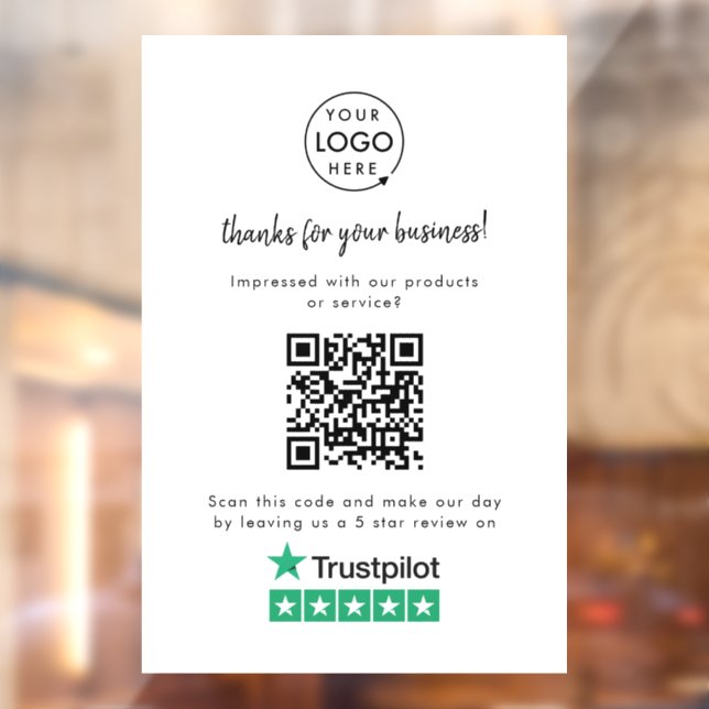 Trustpilot Reviews | Business Review Link QR Code (Sheet 2)