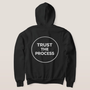 TrustTheProcess Minimalist Circle Typography women Hoodie