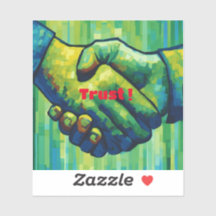 "TrustTouch: A Handshake in Sticker Form"