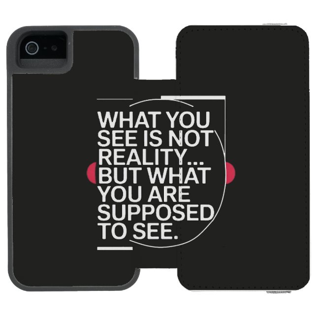 Truth as Designed for You Incipio iPhone Wallet Case (Folio Open)