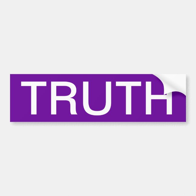 TRUTH BUMPER STICKER (Front)