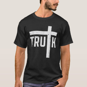 Truth Cross God Jesus Religious Christian Men Wome T-Shirt