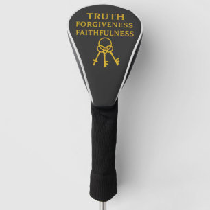 Truth, Forgiveness, Faithfulness Golf Head Cover