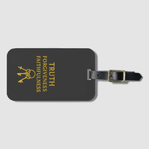 Truth, Forgiveness, Faithfulness Luggage Tag