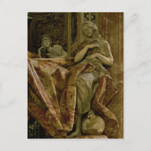 Truth from monument to Alexander VII in north Postcard