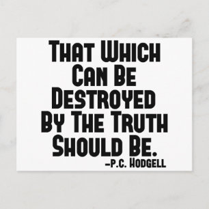 Truth Hurts Postcard