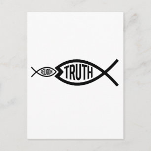 Truth is greater than Religion Postcard