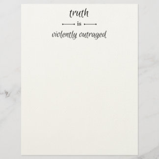 Truth or lie? custom letterhead