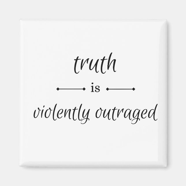 Truth or lie? magnet (Front)