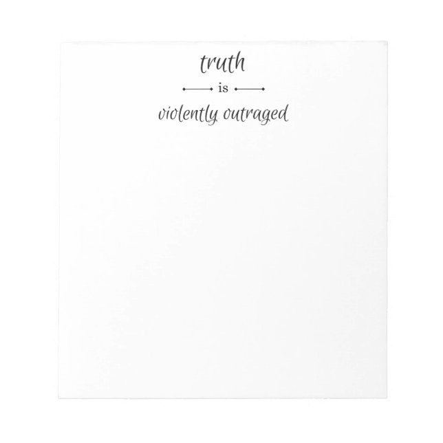 Truth or lie? notepad (Front)