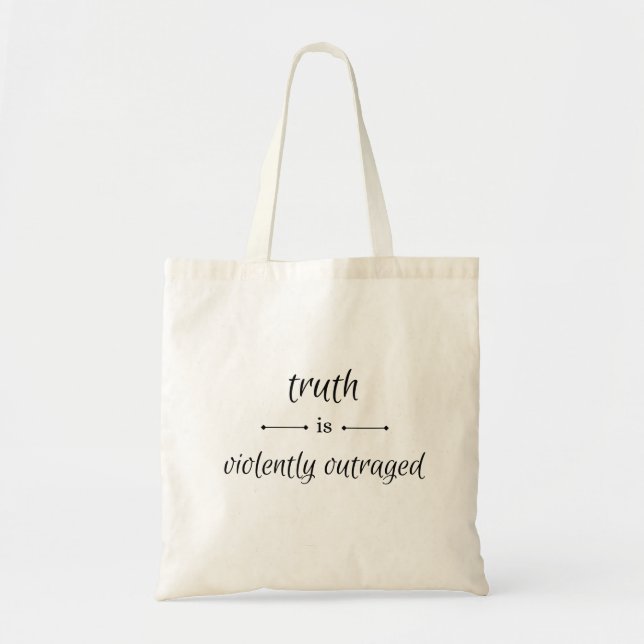 Truth or lie? tote bag (Front)
