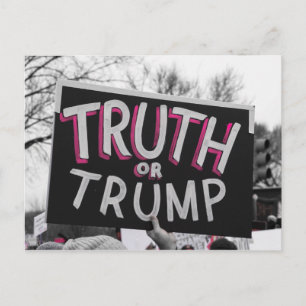 Truth or Trump Postcard