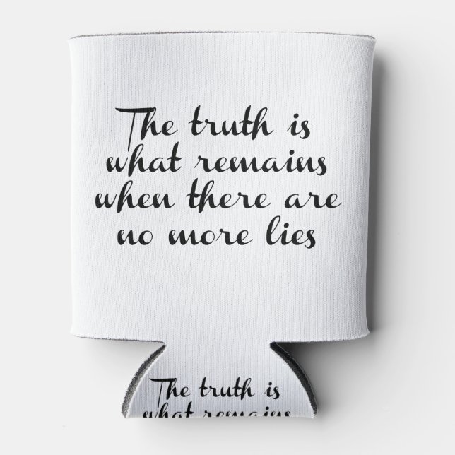 Truth Remains Can Cooler (Front)