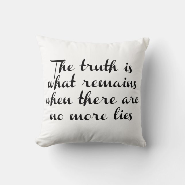 Truth Remains Cushion (Front)
