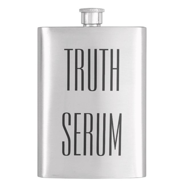 Truth Serum Hip Flask (Front)