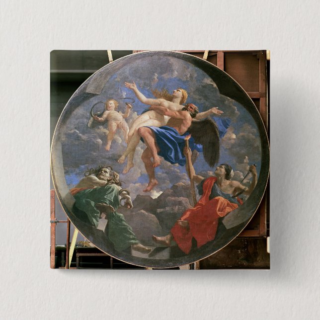 Truth Stolen Away by Time Beyond the Reach of Envy 15 Cm Square Badge (Front)