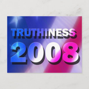 TRUTHINESS 2008 POSTCARD