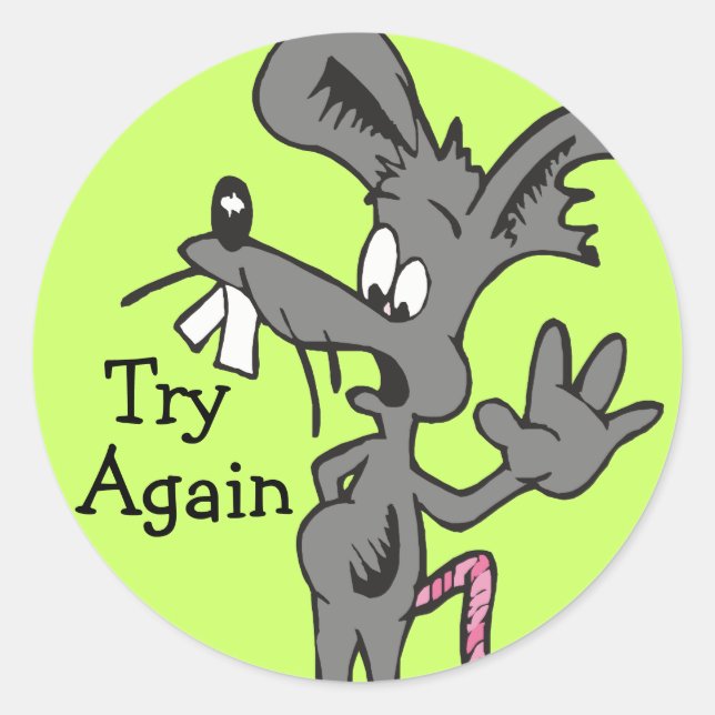 Try Again Stickers (Front)