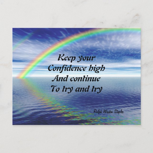 Try and try postcard (Front)