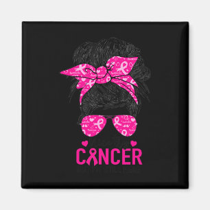 Try Cancer But I'm Still Here Breast Cancer Awaren Magnet