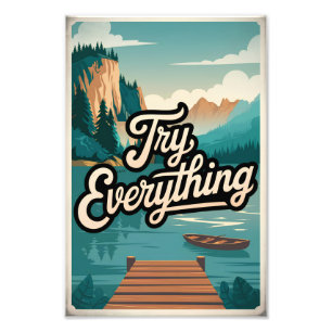 Try everything photo print