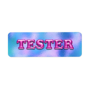 Try Fuchsia Pink Blue 3D Tester Sample Contaners