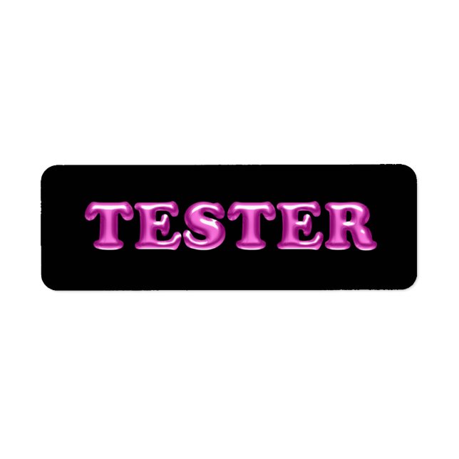 Try Me Fuchsia Pink 3D Tester Sample Contaners (Front)