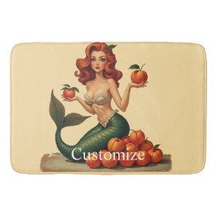 Try My Peaches Mermaid Thunder_Cove Bath Mat