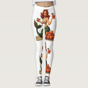 Try My Peaches Mermaid Thunder_Cove Leggings