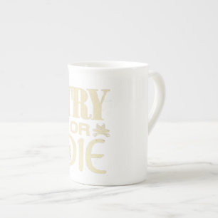 Try Or Die Motivational Streetwear Aesthetic Coffe Bone China Mug