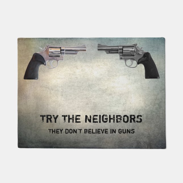 TRY THE NEIGHBORS DOORMAT (Front)