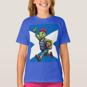 Try Time Thistle Scottish Rugby Motif T-Shirt