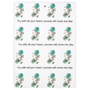 Try with all your heart success clipboard