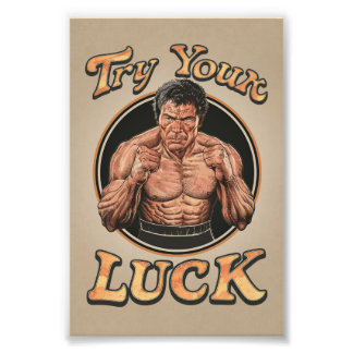 Try your luck - Bare knuckle fighter Photo Print