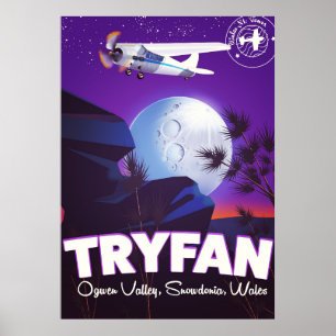 Tryfan,Ogwen Valley, Snowdonia, Wales Poster