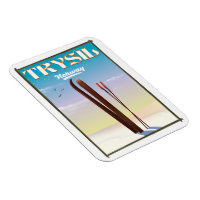 Trysil Norway , Norway ski travel poster