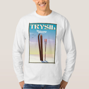 Trysil Norway , Norway ski travel poster T-Shirt
