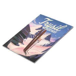 Trysil Norway ski Notepad