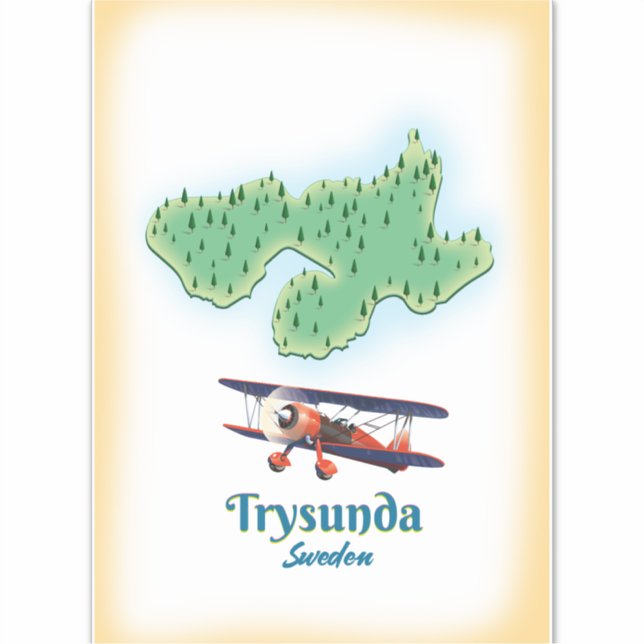 Trysunda Sweden map (Front)