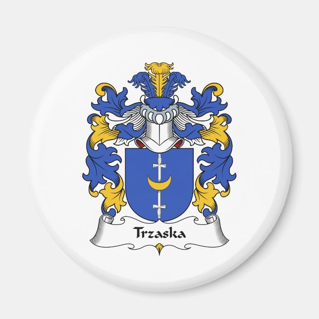 Trzaska Family Crest Magnet (Front)