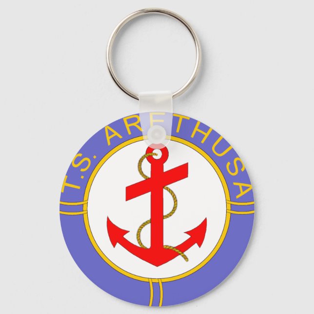 TS Arethusa badge Key Ring (Front)