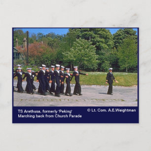 TS Arethusa, formerly 'Peking' Postcard