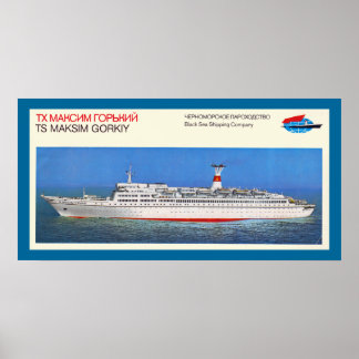 TS Maksim Gorkiy Poster
