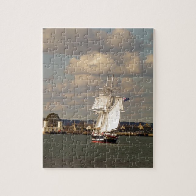 TS Royalist entering Poole Harbor Jigsaw Puzzle (Vertical)