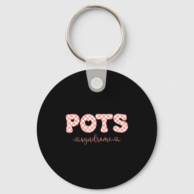Ts Syndrome Valentine Day Funny Chronic Illness Aw Key Ring (Front)